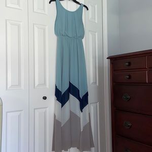 Maxi dress - blue, size small (4)